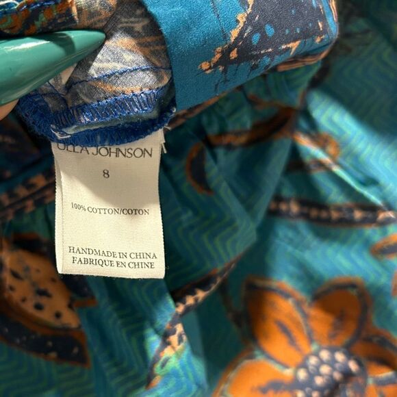 Revolve Ulla Johnson Rowan Botanical Floral Print Cotton Shorts - Picture 8 of 9
